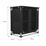 NILS CAMP Campingschrank mit Arbeitsfläche - faltbarer Outdoor Schrank für Camping & Reisen