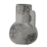 Bloomingville Tias Vase grau aus Keramik – dekorative Vase für Wohnzimmer & Tischdeko
