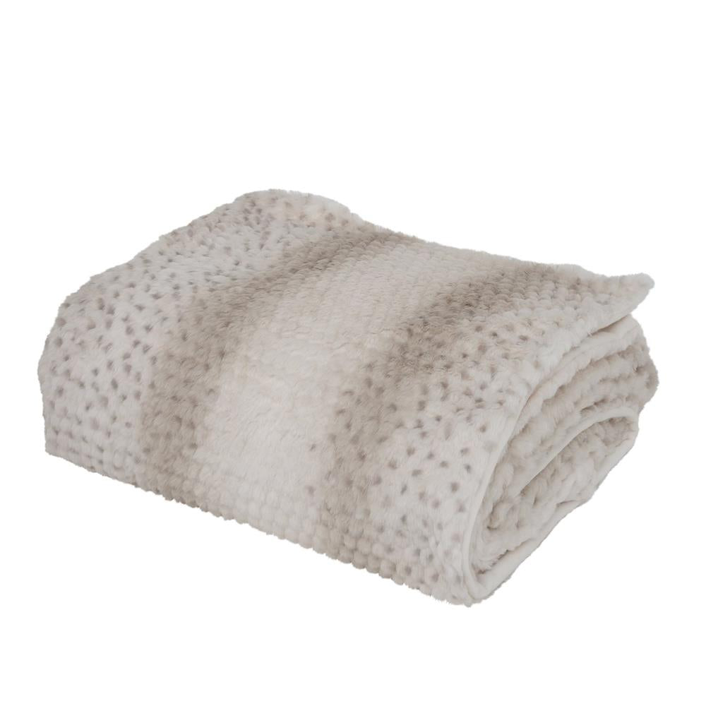 BOLTZE Decke Eldar Polyester Beige 200 x 150 cm