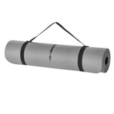 Yogamatte 183 x 61 x 0,8 cm Fitnessmatte Grau Gymnastikmatte rutschfest | HMS YM10