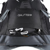 NILS CAMP Trekkingrucksack Ghoster 20L in Schwarz - Outdoor Rucksack mit Belüftung & Regenhülle