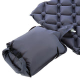 NILS CAMP Campingmatte leicht in grau mit Luftpumpe Outdoor Trekking Reisen