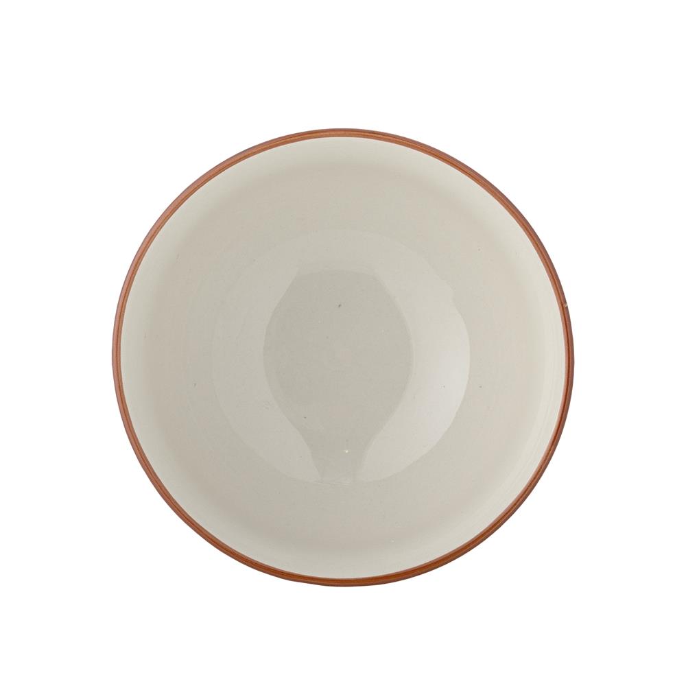 Bloomingville Karine Schalen 4er Set blau Steingut Muster 500 ml