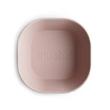 Mushie Kinderschüssel 2er Set, Blush, quadratisch, BPA-frei