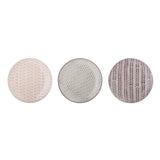 Bloomingville Maya Teller 3er Set 22cm aus Keramik im dänischen Design
