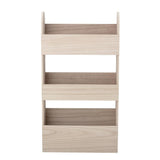 Bloomingville MINI Moris Regal Natur Paulowniaholz schmales Küchenregal Kinderzimmerregal