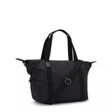 Kipling ART, Handtasche, Signature Emb (schwarz), Tasche mit abnehmbaren Trägern & viel Stauraum