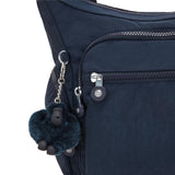 Kipling GABBIE M, Mittelgroße Umhängetasche, Blue Bleu 2 (blau), Schultertasche mit Reißverschluss
