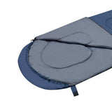 NILS CAMP Schlafsack Größe L Dunkelblau-Grau - leichter Sommerschlafsack für Camping, Reisen & Outdoor
