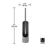 Umbra Touch Toilettenbürstenhalter, WC-Garnitur, WC-Bürste mit Halter, in Grau
