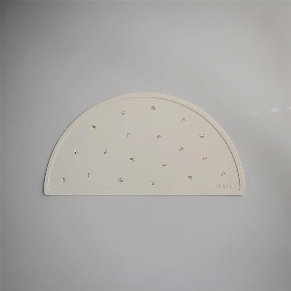 Mushie Silikon-Platzdeckchen, Crowns, Tischset, BPA-frei