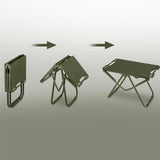 NILS CAMP Campingtisch klappbar grün kompakt für Camping Outdoor Garten