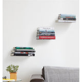 Umbra Conceal Unsichtbares Bücherregal 3er Set Stahl 14 x 13 x 14 cm Wandregal