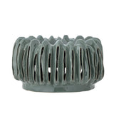 Bloomingville Mavel Blumentopf, Grün, Steingut D25xH14 cm