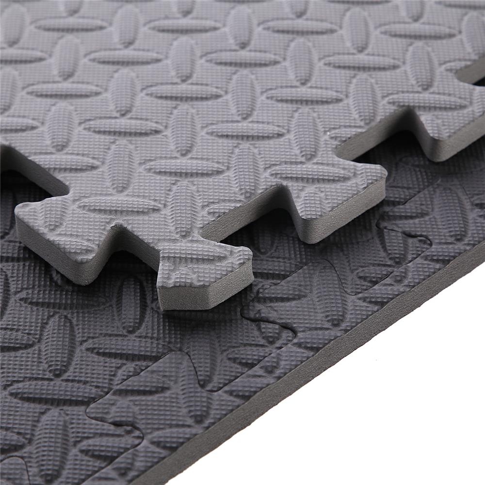 HMS Premium MP12 Puzzle‑Matte Fitness Unterlegmatte 9‑teilig 12 mm Dunkelgrau