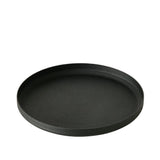 BOLTZE Kerzenteller Mio 3er Set Metall schwarz skandinavisch für Stumpenkerzen