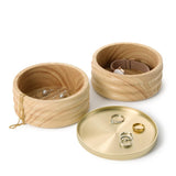 Umbra Tesora Aufbewahrungsbox aus Holz, 13cm, stapelbare Schmuckdose