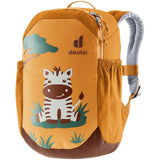 deuter Pico, Kinderrucksack, Zebra (orange), Kindergartenrucksack für Kinder ab 2 Jahre