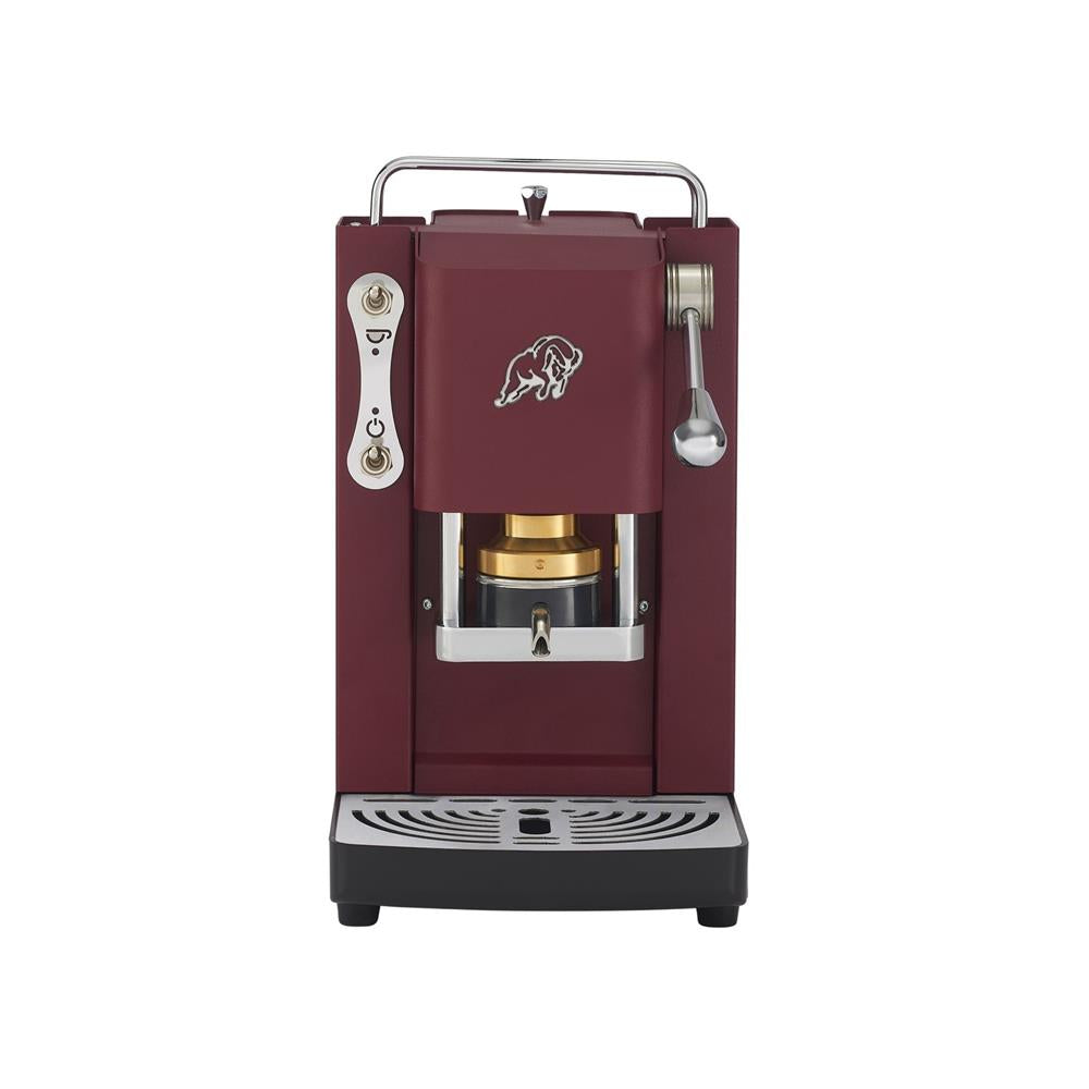 Faber Pro Essential Cherry Red Chrom ESE Pad Kaffeemaschine 44 mm