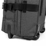 Eastpak TRANVERZ L, Großer Reisetrolley, Black Denim (grau), 121L, Rollkoffer mit 2 Rädern und TSA-Schloss