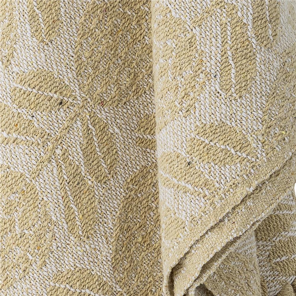 Bloomingville Pratello Decke Gelb Baumwolle Wohndecke 160x130cm