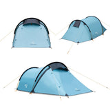 NILS CAMP North Peak Zelt für 2 Personen - leichtes Trekkingzelt für Berge, Camping & Outdoor