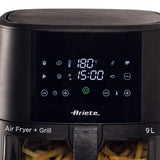 Ariete Air Fryer, Schwarz, Heißluftfritteuse 9L, Touchscreen, 1500W