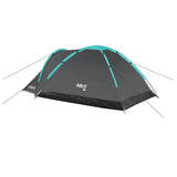 NILS CAMP Hiker Zelt für 2 Personen in Grau - kompaktes Campingzelt mit Vorraum für Camping & Outdoor