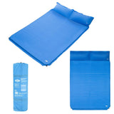 NILS CAMP selbstaufblasende Campingmatte 2 Personen 190 cm blau Isomatte Outdoor