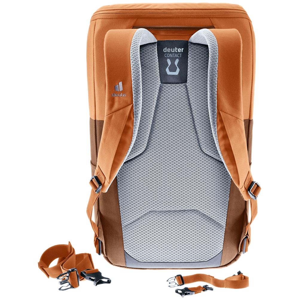 deuter UP Stockholm, Lifestyle-Rucksack, mocha-pecan (braun), 22L, mit Flaschenhalter und Tabletfach