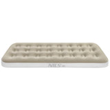 NILS CAMP Campingmatratze Einzelbett beige 191x73x22 cm für Camping Reise Gästebett