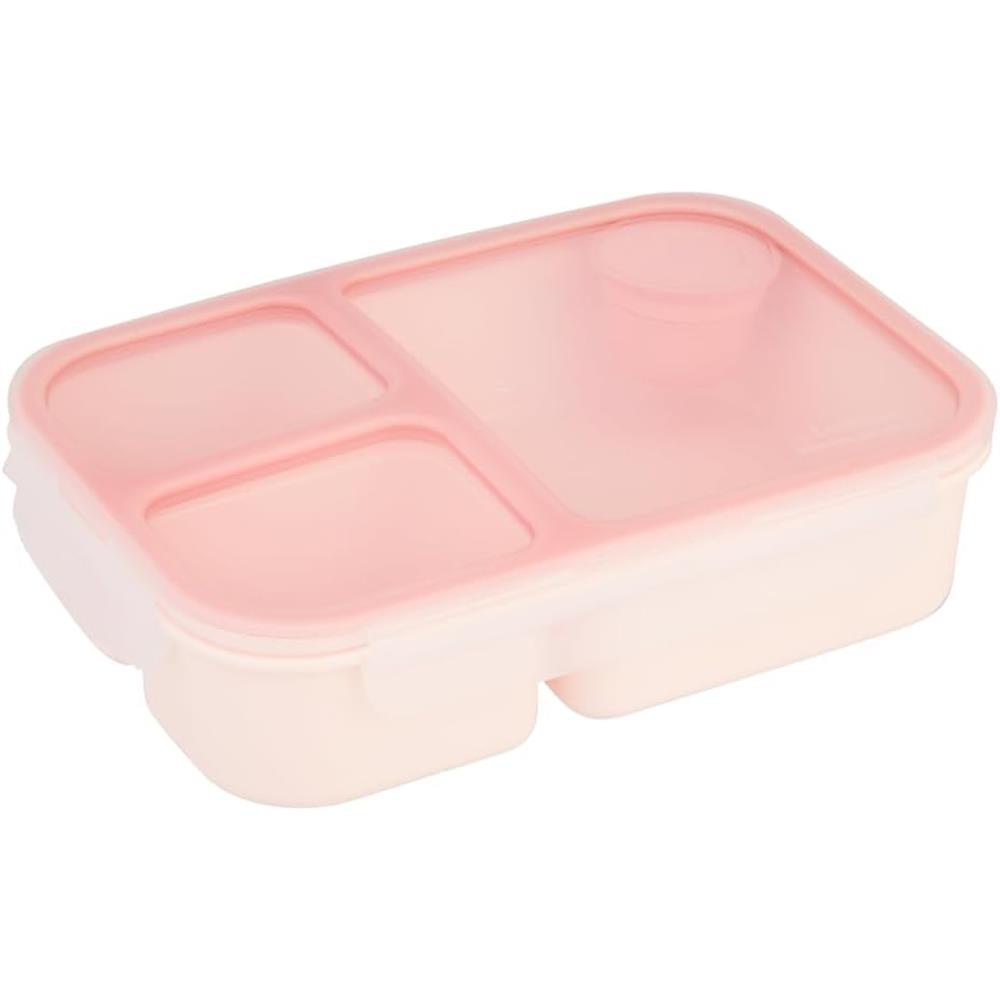 LocknLock Lunchbox 1,5 L, 3 Fächer, Saucenbehälter, BPA-frei