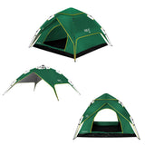 NILS CAMP Shadow 2 Zelt für 3 Personen in Grün - Campingzelt mit Vorraum & Moskitonetz für Outdoor