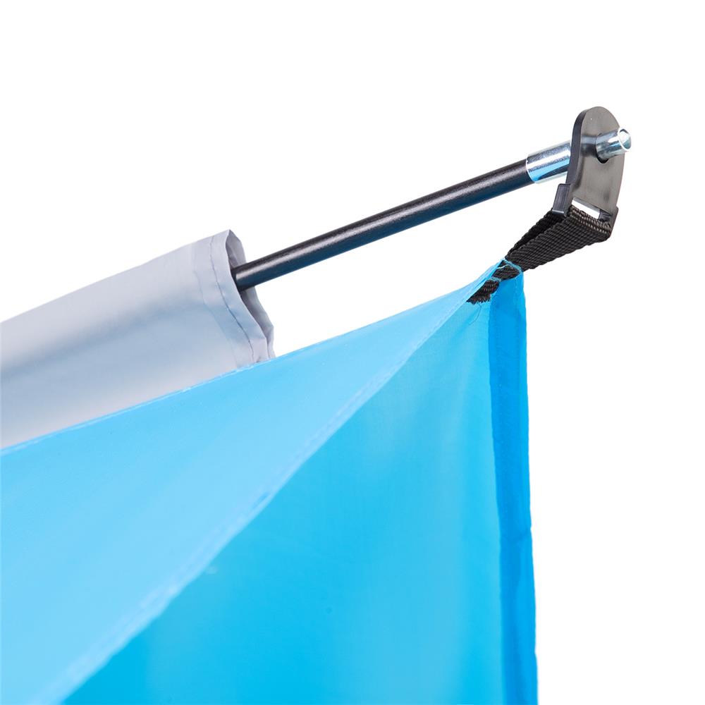NILS Strandzelt in blau Pop-Up für Strand Camping und Outdoor UV Schutz kompakt