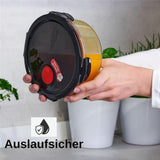 LocknLock Glas Frischhaltedose 1400 ml - Ofenform mit Deckel, mikrowellengeeignet, auslaufsicher