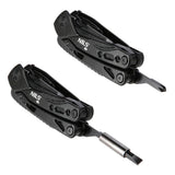 NILS CAMP Multitool 12 Funktionen mit Bits für Camping Outdoor Alltag
