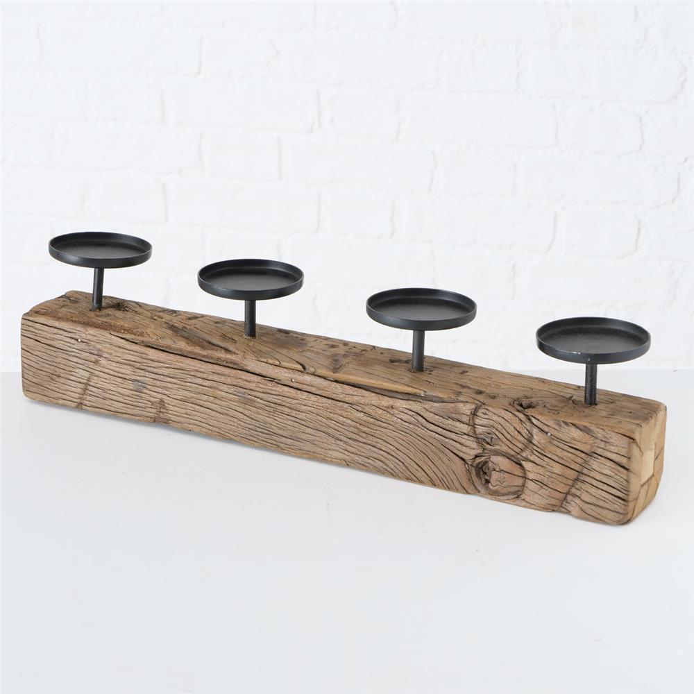 BOLTZE Kerzenleuchter Solea für Stumpenkerzen Kerzenhalter Kerzenständer Skandinavisches Design