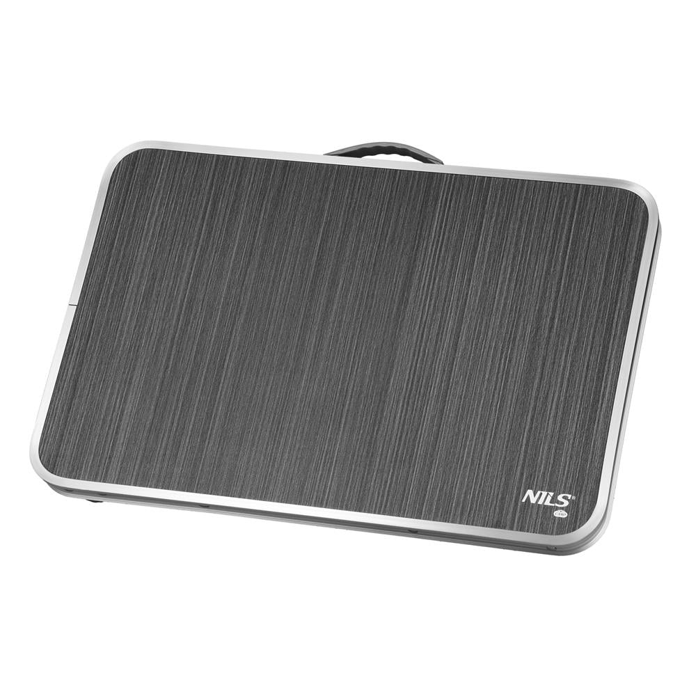 NILS CAMP Campingtisch grau kompakt faltbar für Camping Picknick Garten Outdoor