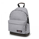 Eastpak WYOMING, Rucksack, Sunday Grey (grau), 24L, mit Leder-Unterseite