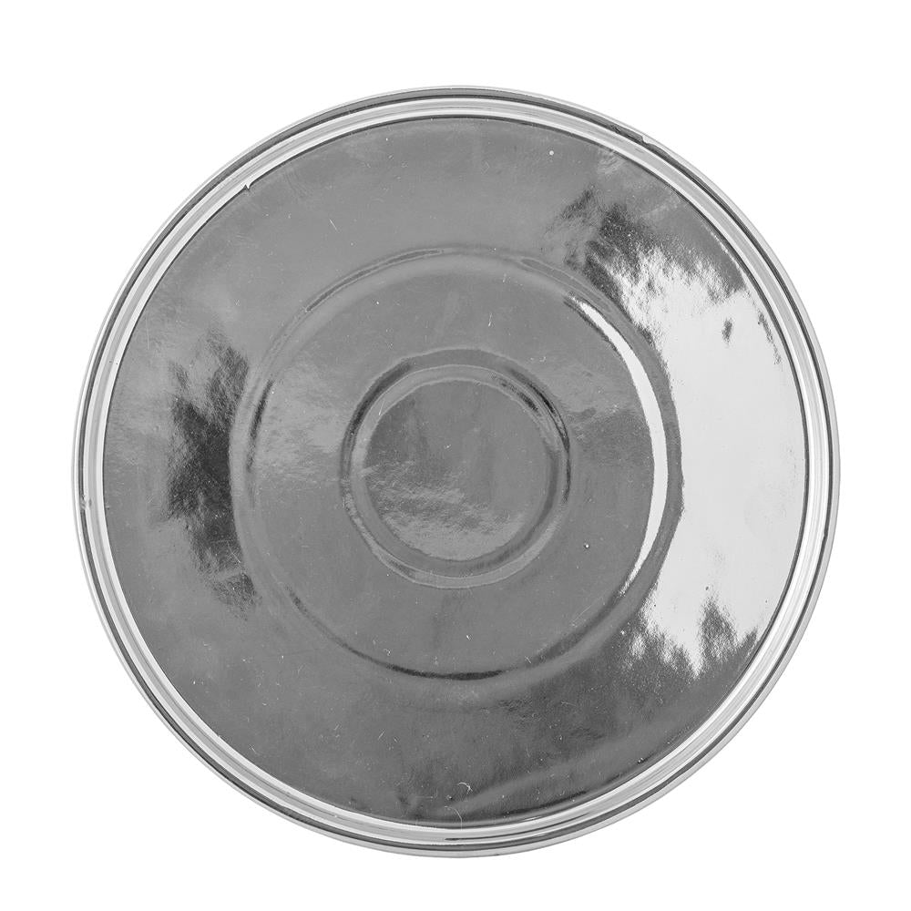 Bloomingville Shine Kuchenteller Silber Steingut Servierplatte 26 cm