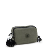Kipling ABANU MULTI, 2-in-1-Crossbody- und Bauchtasche, Green Moss (grün), Schultertasche