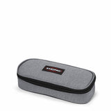 Eastpak OVAL SINGLE, Federmäppchen, Sunday Grey (grau), mittelgroße Federmappe, Federtasche