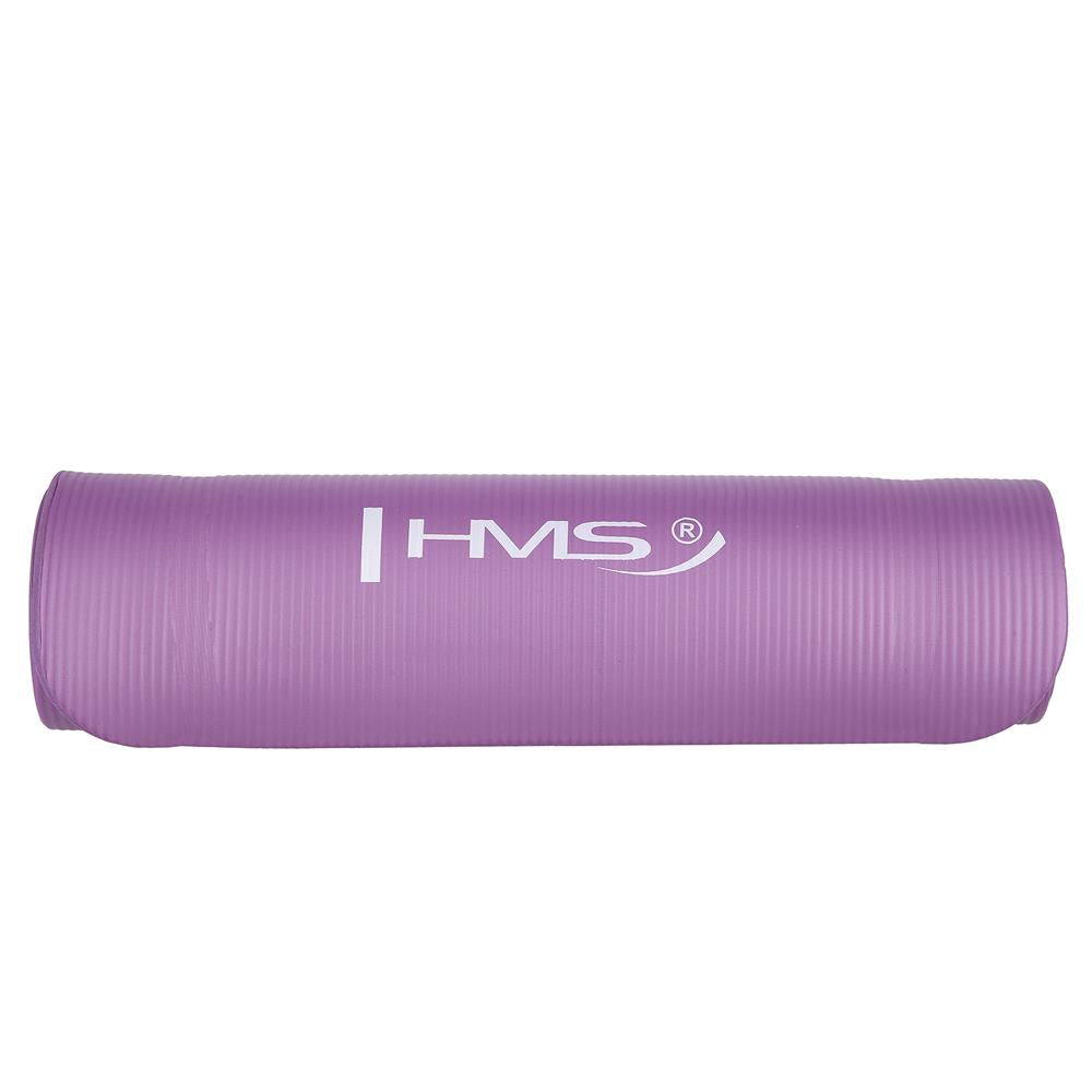 Yogamatte 183 x 61 x 1 cm Fitnessmatte Lila Gymnastikmatte rutschfest | HMS YM03