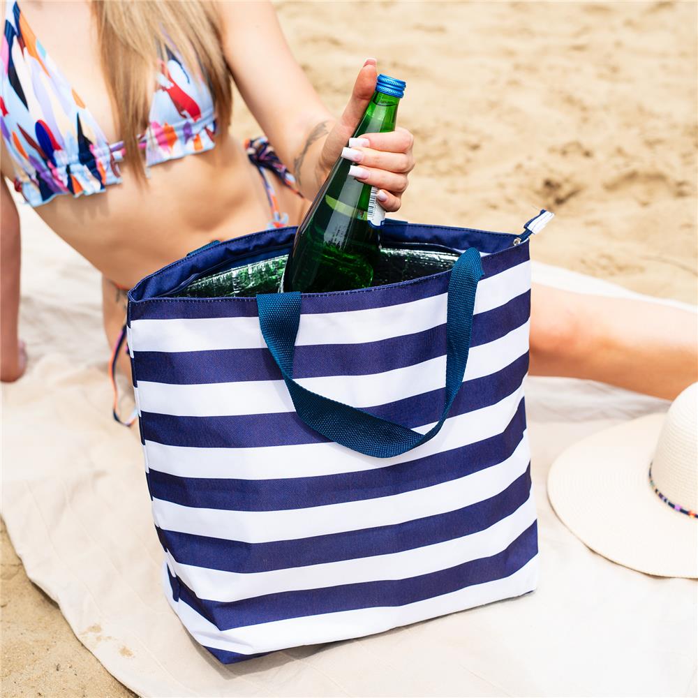 NILS Kühltasche 23L in Blau - Thermotasche für Picknick, Strand & Camping