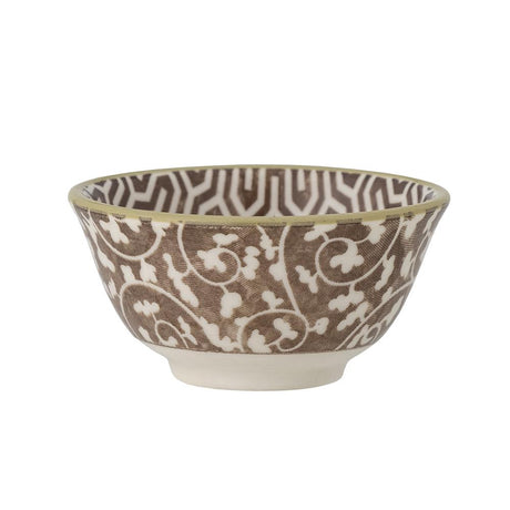 Bloomingville Maple Schüssel, Braun, 35ml, Steingut, dänisches Design