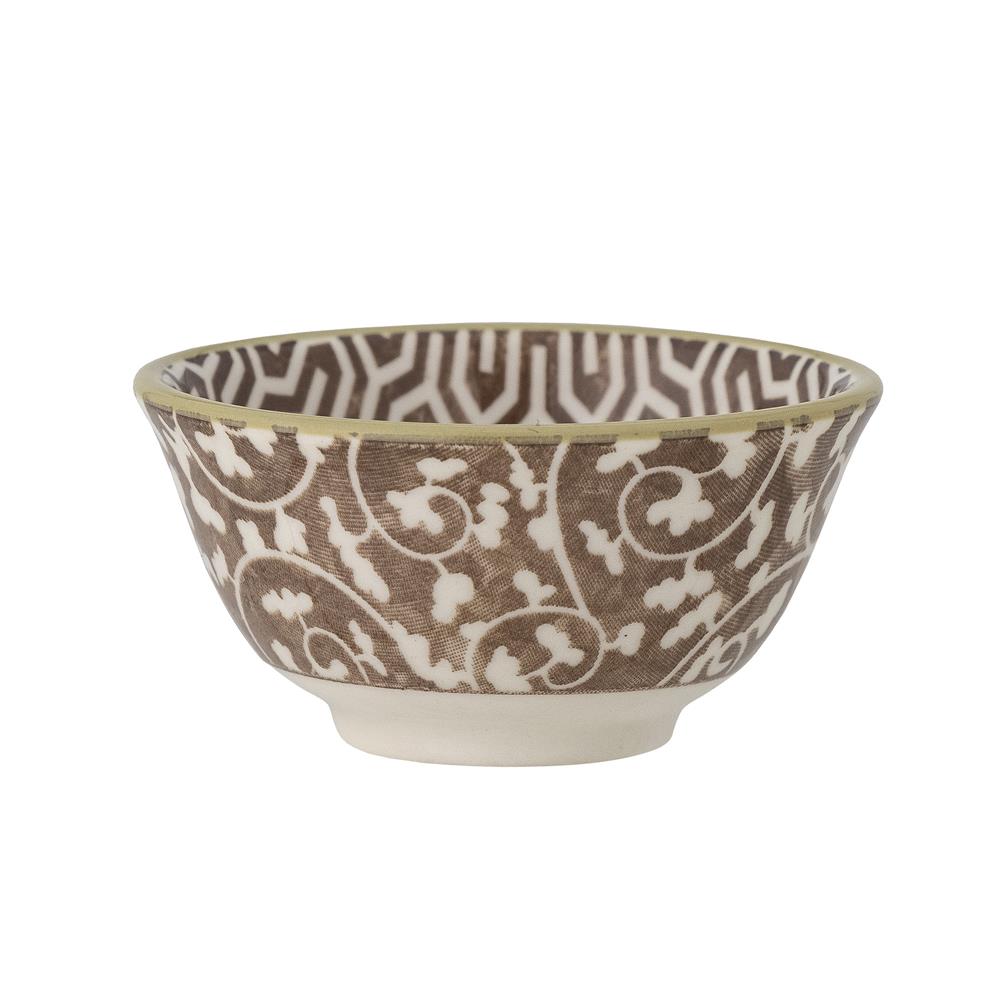 Bloomingville Maple Schüssel, Braun, 35ml, Steingut, dänisches Design