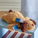 Bloomingville MINI Charlie Plüschtier bunt - weicher Hund Stofftier für Baby & Kinderzimmer Deko