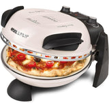 G3Ferrari elektrischer Pizzaofen Delizia 1200 W für Pizza Ø 31cm icy cream Pizzamaker mit feuerfestem Naturstein - Limitierte Edition