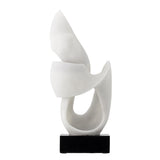 Bloomingville Alistair Dekofigur Weiß Polyresin 19x43x12cm