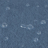 Umbra Udry Geschirr Abtropfgestell und Mikrofaser Abtropfmatte, Faltbar, Platzsparend, 61 x 45 cm, in Schieferblau